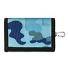 AfitLulu Men's Camouflage Wallet with Coin Compartment and Key Ring,