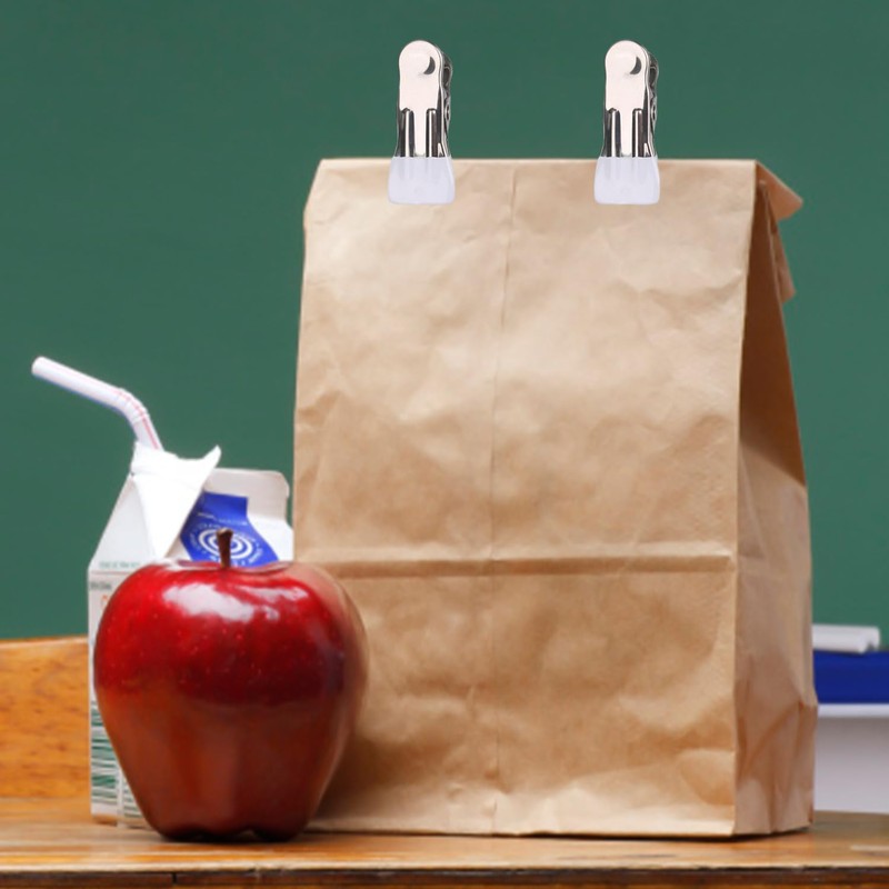 20 Clothes Pegs, 1 Storage Bag, Metal Clothes Pegs, Sock