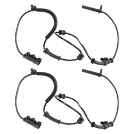 TRQ Front ABS Wheel Speed Sensor Set Compatible with 2016-2022 Dodge Durango 2016-2021 Jeep Grand Cherokee 2022 Grand Cherokee WK
