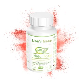 Natur Total Lions Mane Capsules 120 Lion's Mane Mushroom Complex Hericium Erinaceus Lionsmane the Goosebeard Mushroom
