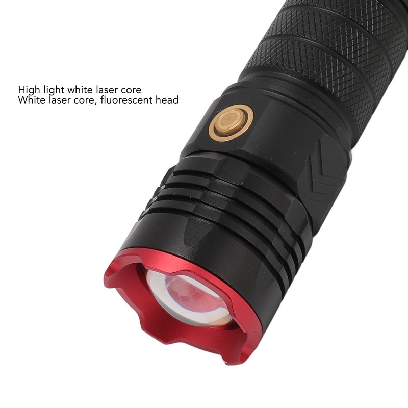 Outdoor Flashlight Professional White Laser High Brightness Waterproof Long Range