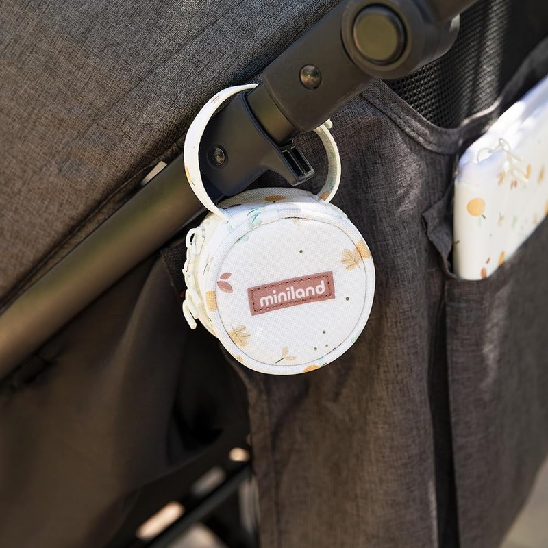 Miniland Pacipocket Valencia Waterproof Pacifier Holder with Hanging Handle
