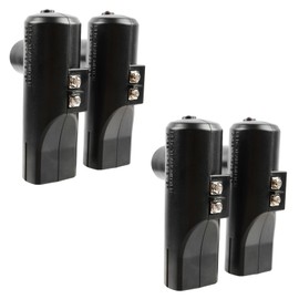 2X Garage Outlet Garage Door Opener Remote Safety Beam Sensor Eyes with Mounting Kit Replacement for Genie Overhead Door (STB-BL, GSTB-R) Quick Installation