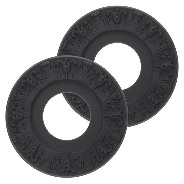 PATIKIL Ceiling Medallion, 2 Pcs 10" OD x 4" ID
