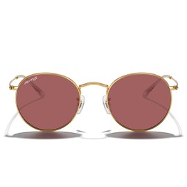 MERRY'S Trendy Round Metal Polarized Sunglasses for Women and Men Retro Classic Vintage Shades S6447