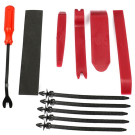 ROADFAR Push Clips Car Fasteners Push Type Fender Rivet Clips with Multi-color nylon and plastic 18Sizes