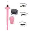 3pcs Silicone Eyeliner Applicator Tool Professional Waterproof Long Lasting Eyeliner