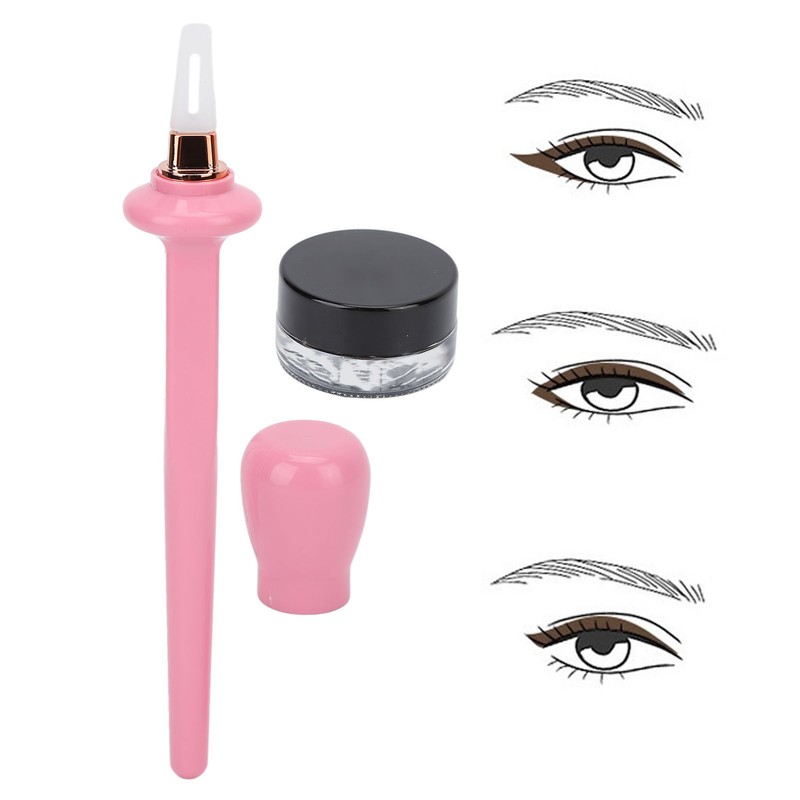 3pcs Silicone Eyeliner Applicator Tool Professional Waterproof Long Lasting Eyeliner