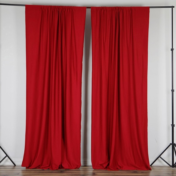 BalsaCircle 10 ft x 10 ft Red Polyester Photography Backdrop