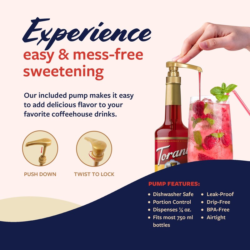 Torani Cherry Lime Syrup for Drinks, Flavoring for Iced Tea,