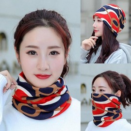 Multi-purpose Hiking Neck Warmer Scarf Golf Red 3ea