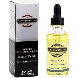 THE SHAVING CO Aceite Pre Afeitado - Aroma Sándalo Menta. Aceite para un Afeitado Perfecto que ademas Nutre, Humecta e Hidrata tu Barba desde la raíz.