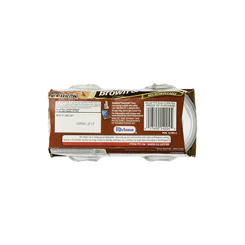 Minute Ready to Serve Brown & Wild Rice, 4.4 Ounce