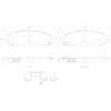 Brembo P23149N Premium Ceramic Front Disc Brake Pad Set CHRYSLER/CHRYSLER