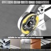 Electric Drill Plate Cutter Wear Resistant Metal Sheet Cutter Precise