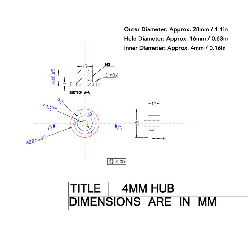 4mm Flange Shaft Coupling Aluminum Alloy Universal Coupler Motor Connector