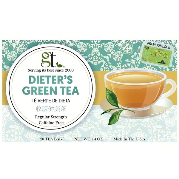 Dieter's Green Tea (Regular Strength) (20 Tea Bags)…