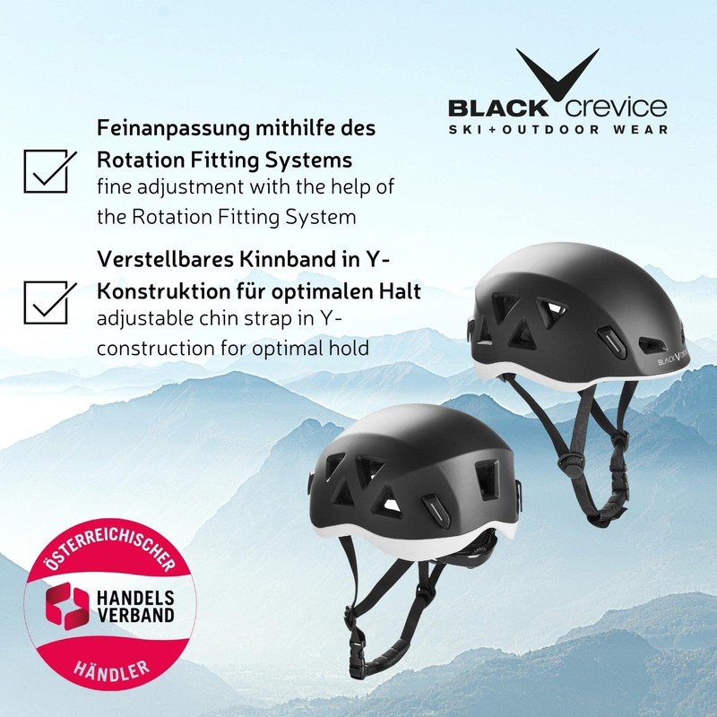 Black Crevice Matrei Ski Touring Helmet, Black, M (54-57 cm)