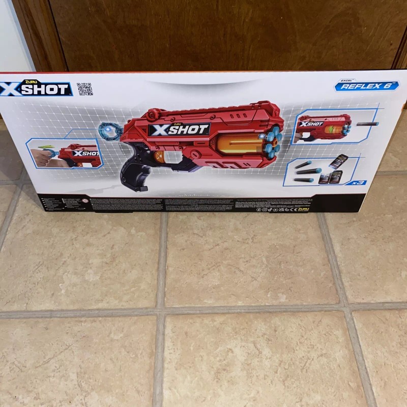 X-Shot EXCEL Reflex 6 Dart Blaster Combo Pack by ZURU
