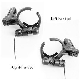 FUNTRESS Drop Away Arrow Rest Full Containment Arrow Rest Right and Left Hand Archery Accessory for Compound Bow (Black, Right-Hand)