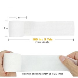 120 Pack White Gentle Premium Tape, Latex-Free