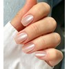 JMEOWIO Pearlescent Semi Cured Gel Strips Wraps Nail Art Sticker