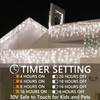 SOSHOT Christmas String Lights Outdoor - 49Ft/15M 640 LED 8