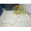 AJT SCHOOL YELLOW BUS SIDE VIEW STUDENT TRANSPORTATION COOKIE CUTTER