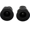 Manerales para Regadera Negro Mate Alfa X1-Q3NEG Juego de 2