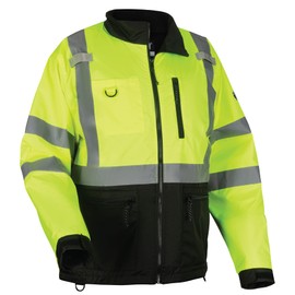 Ergodyne GloWear 8351 Windbreaker Jacket, Hi Visibility Reflective Jackets, Type R, Class 3