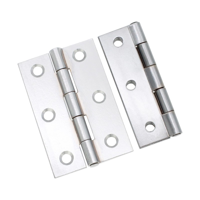 Infinity Decor Pair of 3 Inch (75mm) Steel Butt Hinges