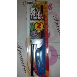 CALICO BRANDS BGM9-2/12OS-W 2PK Aim Flame Lighter