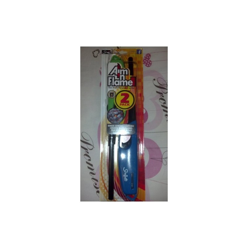 CALICO BRANDS BGM9-2/12OS-W 2PK Aim Flame Lighter