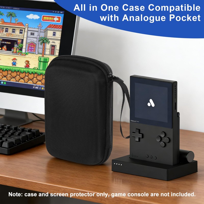 Hard Carrying Case Compatible with Analogue Pocket Game Console 2