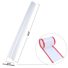 4PCS Baby Proofing Door Finger Pinch Protector Door Jam Shield for Child Safety Finger Pinch Guard Hinge Protectors for Kids/Pet(Clear+Red)