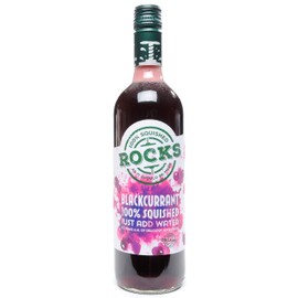 Rocks Organic Blackcurrant Squash (740ml) - Pack of 2