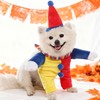 Yoption - Disfraz de payaso para perro, Halloween, Navidad, divertida