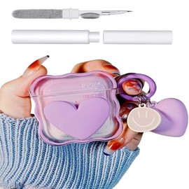 Xuyoz Compatible with Airpods Pro 1st/2nd Generation Case with Cleaning Kit, Airpods pro 2 Case Cover Rugged Shockproof Airpod pro 2 Protective Case for Girl Women Compatible with Airpods pro 1st/2nd