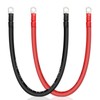 ZONBANG 8 AWG Battery Cable with 3/8 inch Terminals, Copper