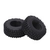 4PCS RC Wheel Tire Rubber Tyre 51mm Diameter for Axial
