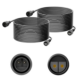 2PCS 9.84ft Extension Cable IP65 Waterproof Extension Cords for Neymlya Low Voltage Pathway Lights