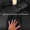 Black Panther Luxury PU Leather Rear Car Seat Cover,Compatible with