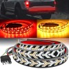 Happybilssbuy LED Tailgate Light Bar 60" Triple Row 5-Function Strip