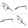 Hyyiyun 2 Pack Cat-eye Bifocal Reading Glasses Women With Spring