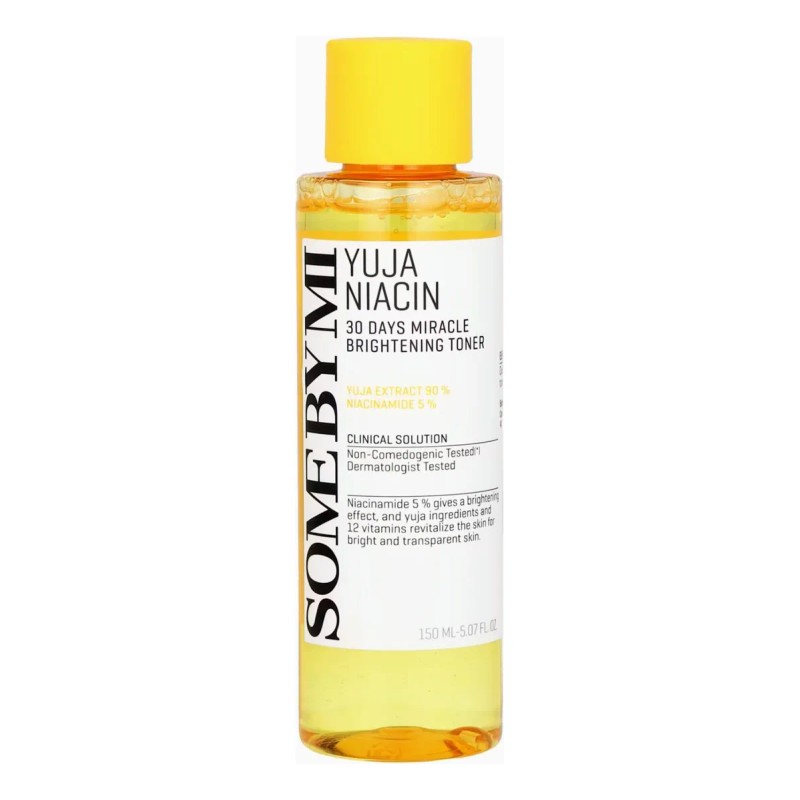 Tónico Iluminador Some By Mi Yuja Niacin 150ml Hipoalergénico Día/Noche