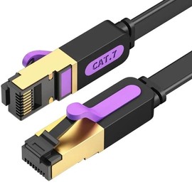 Watio Wave Netzwerkkabel, RJ45, Cat.7, STP, AWG30, 15 m, schwarz, ideal für schnelle und sichere Verbindungen, kompatibel mit hoher Geschwindigkeit
