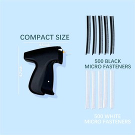 MEISO Quick Clothing Fixer, Fijador De Ropa Speedy, Pistola De Costura Rápida Para Ropa Para Fijar Escotes Bajos, Cerrar Costuras, Sujetar Botones, Etc (negro)