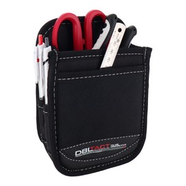 Sankyo Corporation DBLTACT Waist Bag, 2 Tiers, 5.7 inches (145 mm/120 mm), DT-25-BK