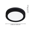 EGLO connect.z Fueva-Z Smart Home LED Bathroom Ceiling Light, Diameter