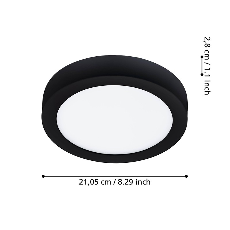 EGLO connect.z Fueva-Z Smart Home LED Bathroom Ceiling Light, Diameter
